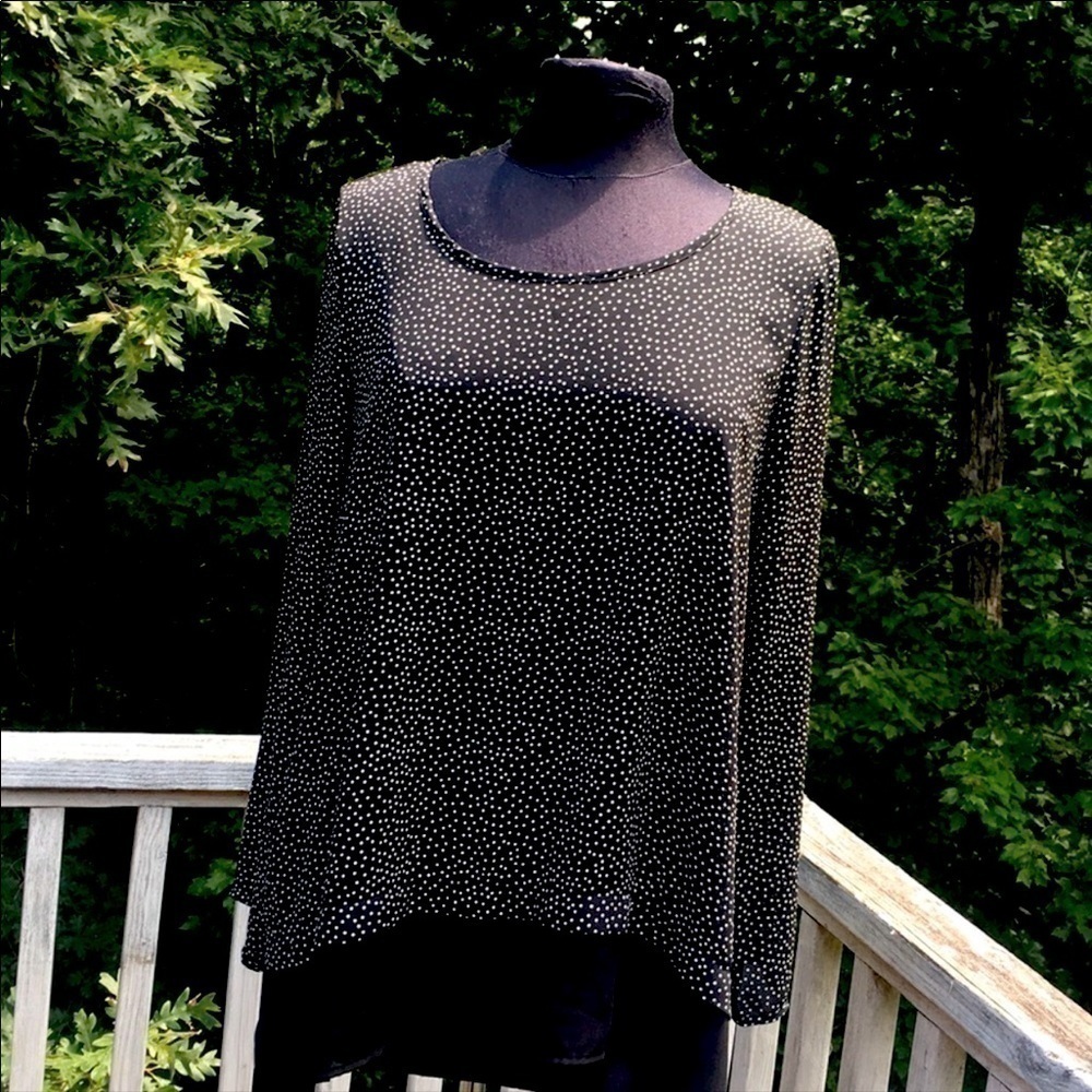 Pleione long sleeve tunic top